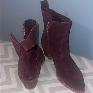 Dolce Vita Women's Ankle Boots - Deep Purple Suede